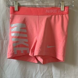 Pink Nike Pro Spandex